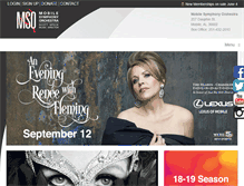 Tablet Screenshot of mobilesymphony.org